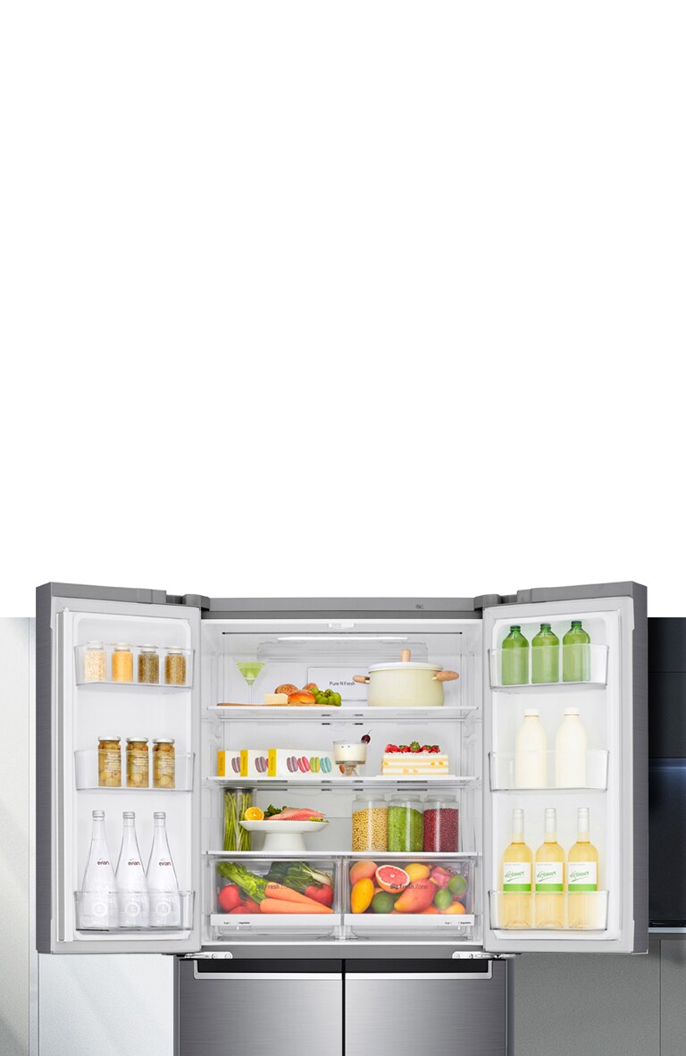 530L Slim French Door Fridge Stainless GFB590PL LG AU